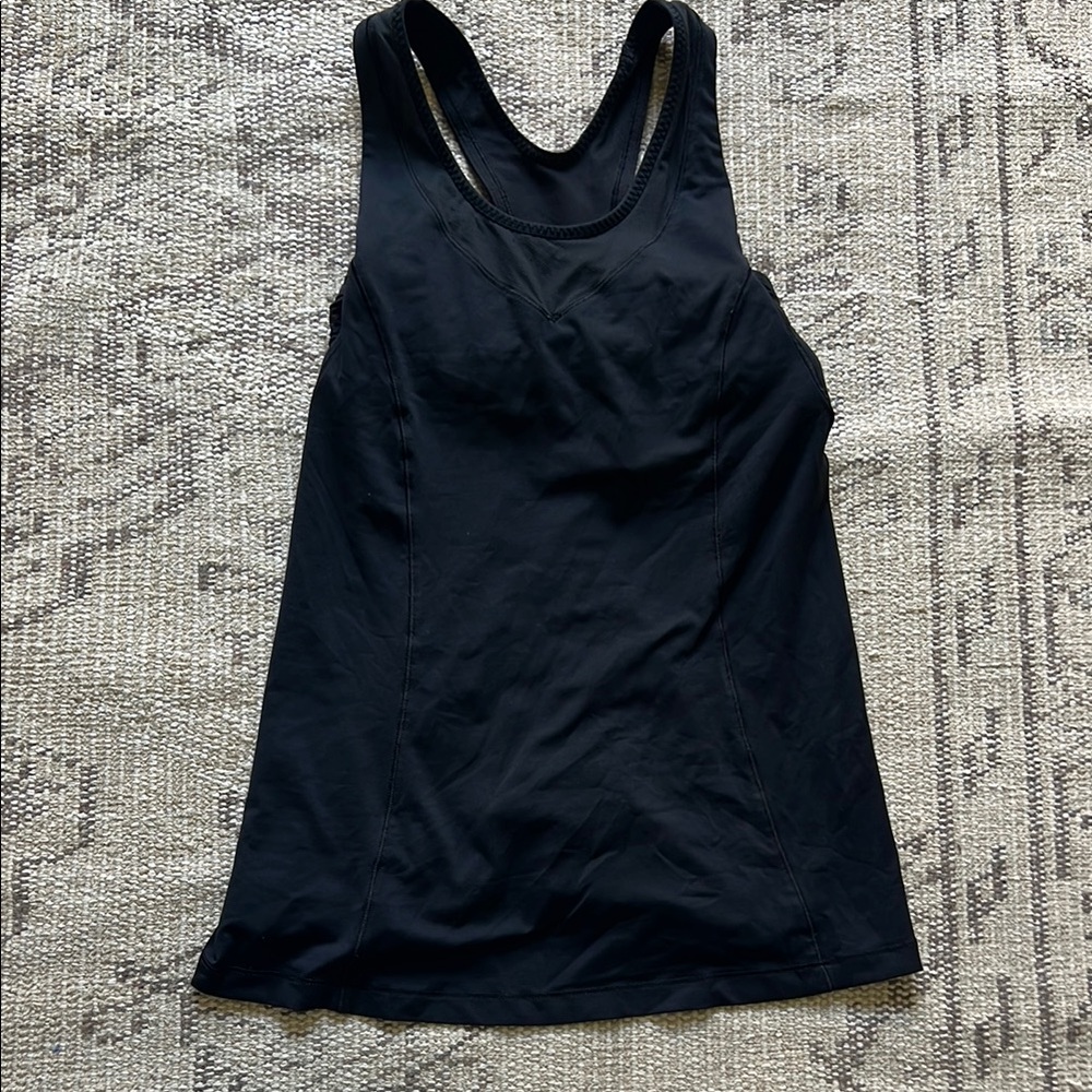 Black Lululemon Racerback Tank Top